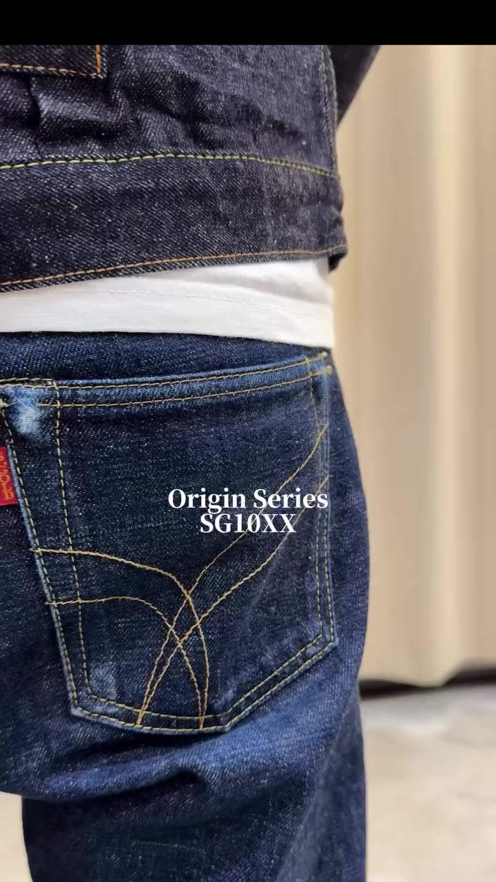 Origin Series SG10XX. 8 months, 4 washes. 🔥 The fading at the knee. The wear…