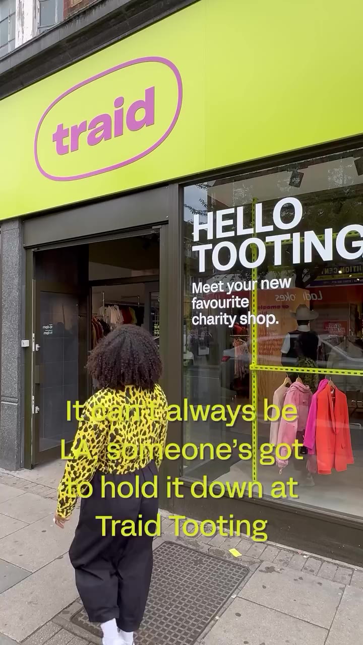 It can’t always be LA. Someone’s got to hold it down at Traid Tooting. 👀 Our…