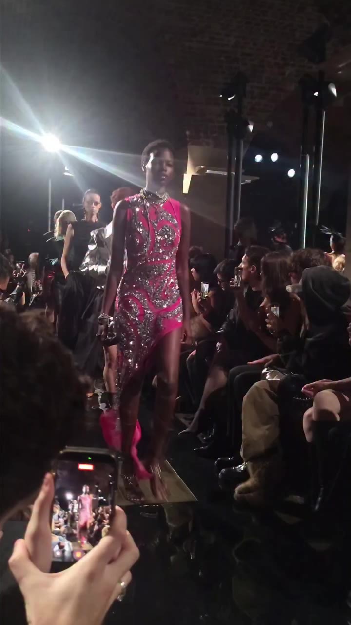 Finale at @officialjohnrichmond Spring Summer 2027, offering a full wardrobe…