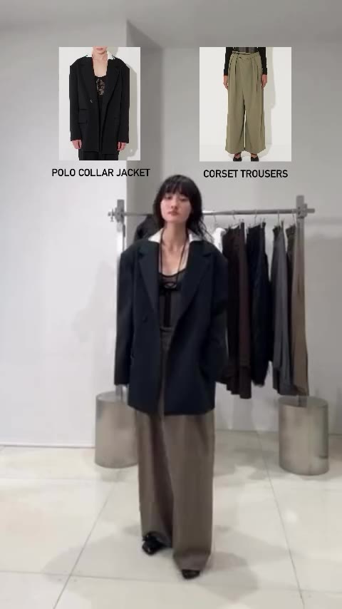 @frangant_official 【IG LIVE#3】 ◼︎Tops Polo collar jacket…