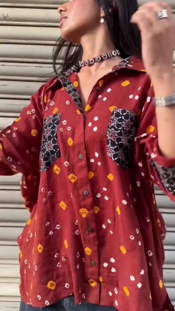 Our most loved Bandhani Shirts now in new colorways ✨ Shop on…