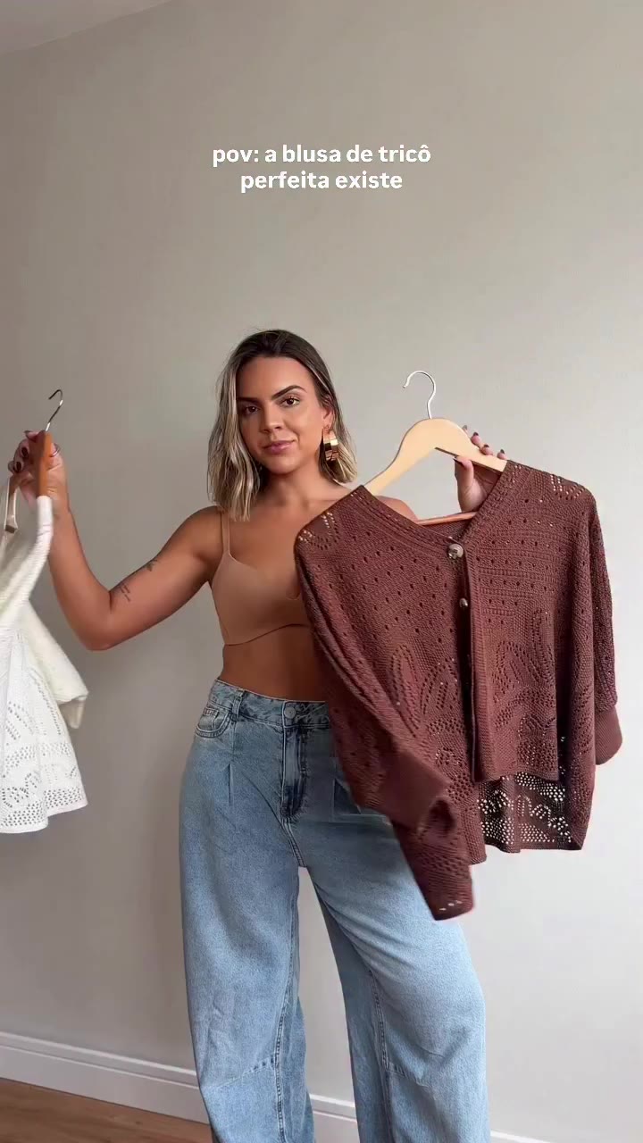 aquela blusa perfeita para todos os dias! 🤎