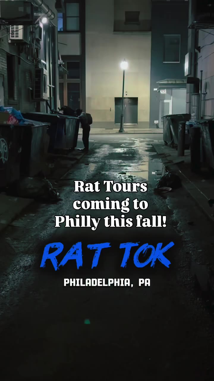 Rat tours are coming to Philadelphia this fall! Learn about the urban ecology…