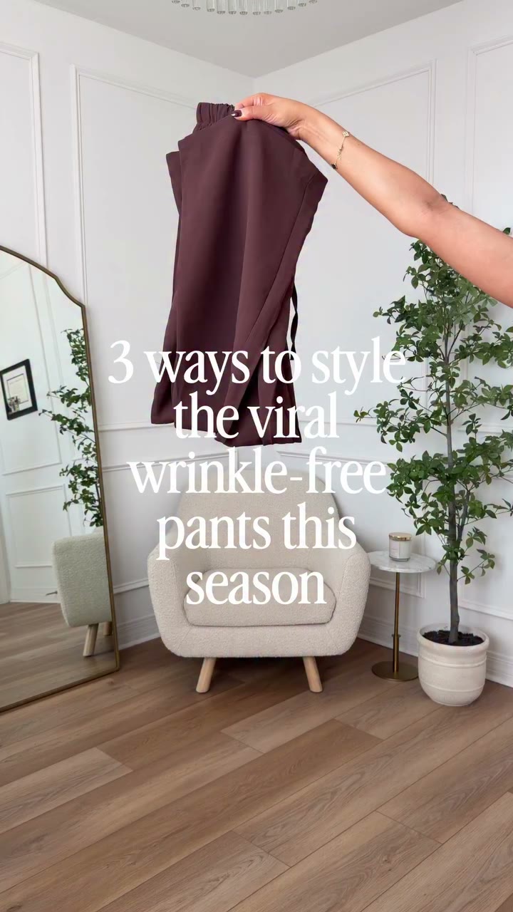 Wide leg pants styling 🍂👉🏼 Comment SHOP below & I’ll send you all 3…