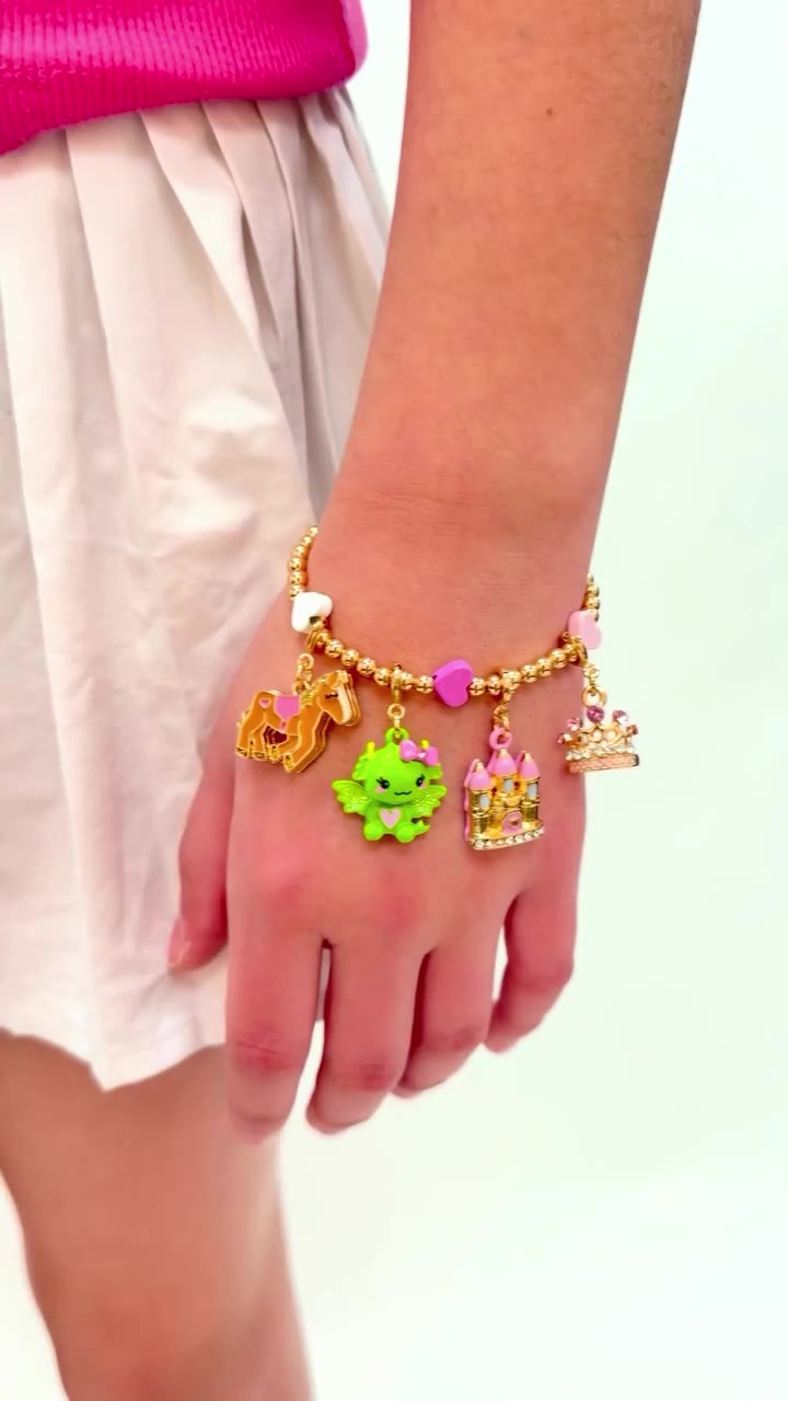 Once upon a charm bracelet…✨🏰👑 Made for magical adventures, big…