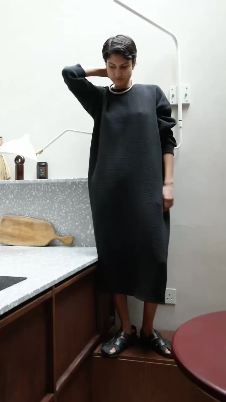 Wrap yourself in softness and style in the Alyx dress.⁠ In 100% textured…