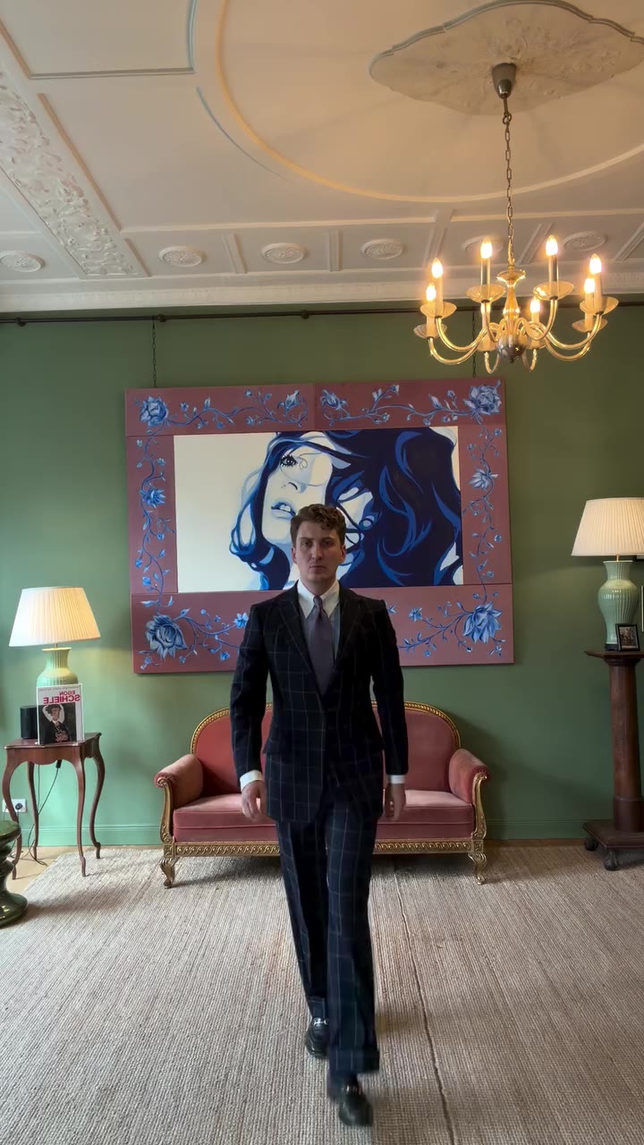 Saturdays. Wearing a SB 3-button MAXIMILIAN MOGG RTW lounge suit - cut from a…