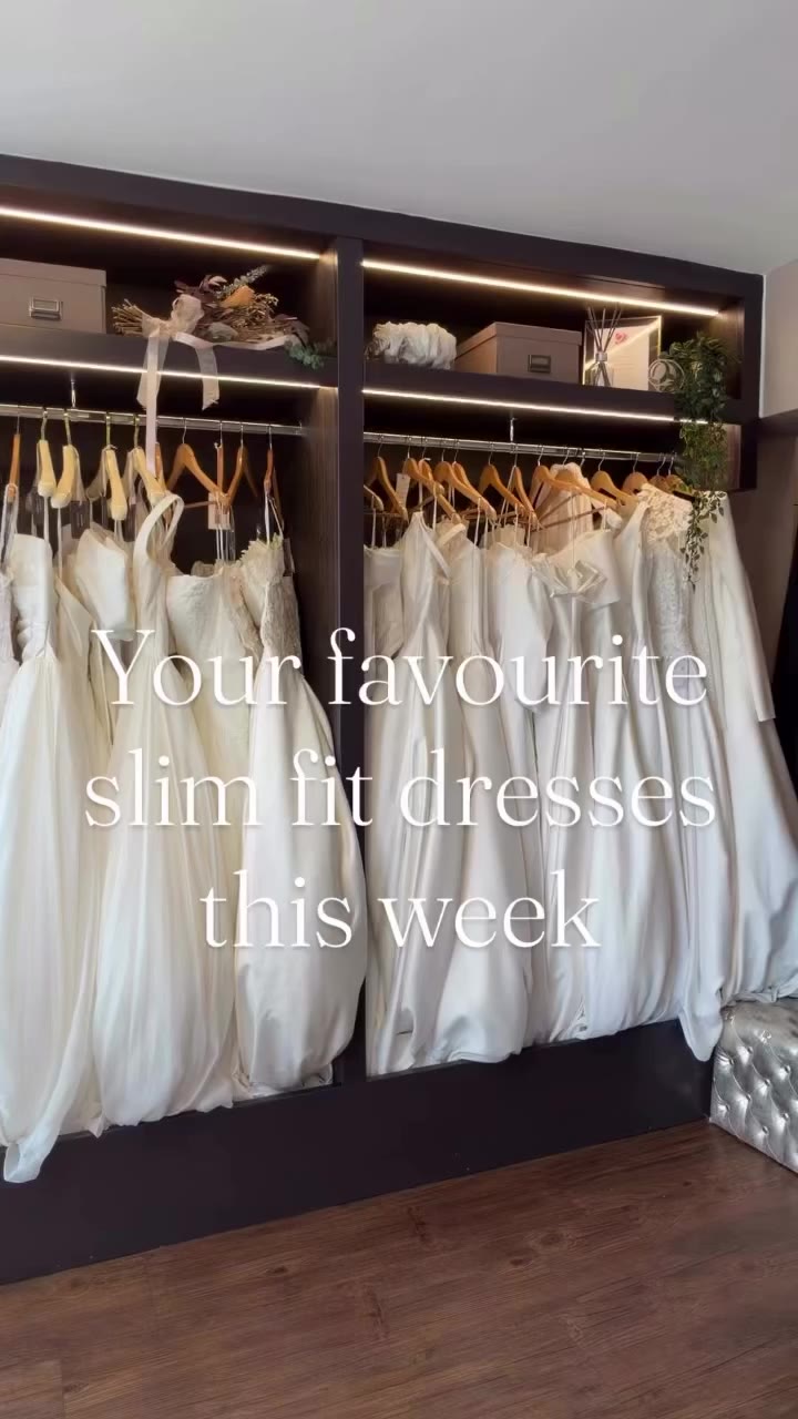 It seems our brides are favouring the slim fit dresses this week. Here are a…