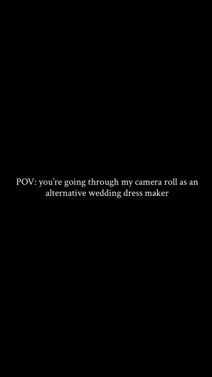 And I wouldn’t change it for the world🕊️✨ #alternativebride #dressmaker #pov…