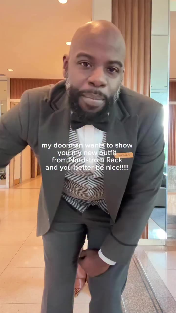 you heard my doorman!!!! go vote for my fit on @nordstromrack IG and TikTok…
