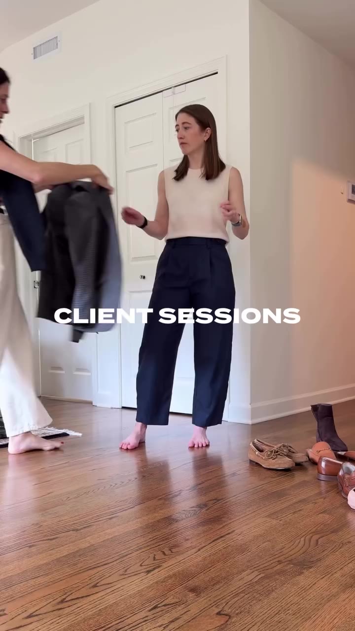 Client sessions: outfit planning for work this last weekend I was in Chicago…