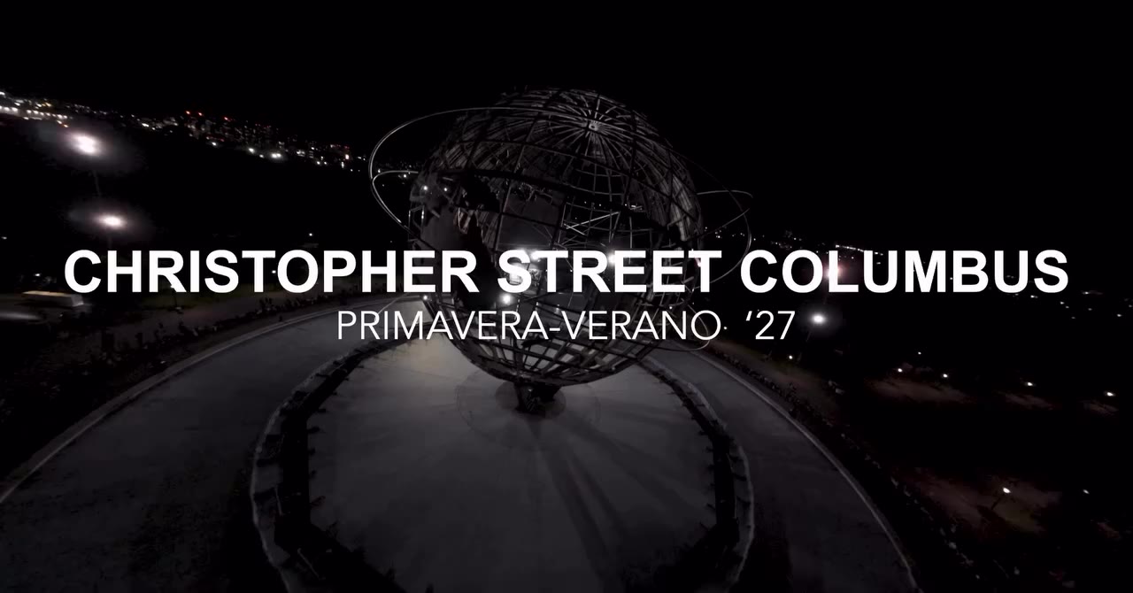 CHRISTOPHER STREET COLUMBUS primavera-verano 2027 Creative direction…