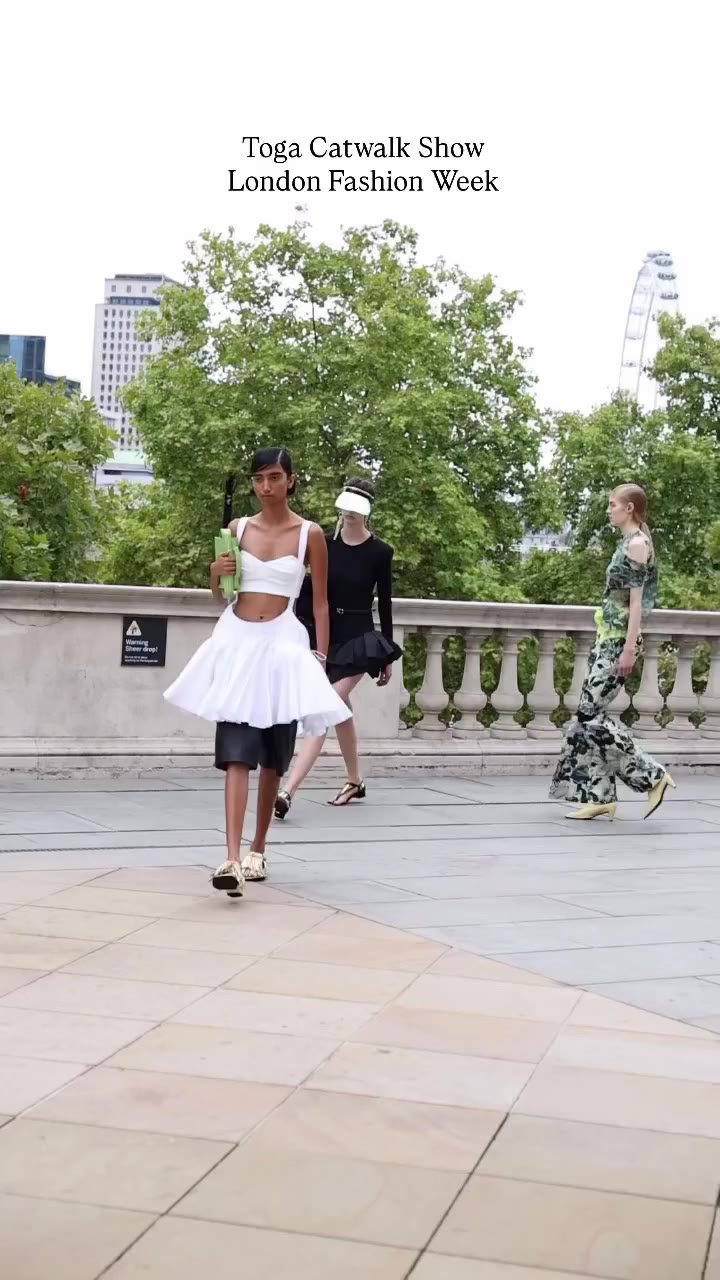 A little video from today’s @togaarchives catwalk runway show…
