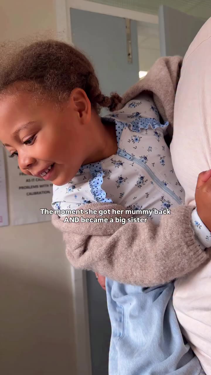 After 7 days apart while I was in hospital she wasn’t just meeting her baby…