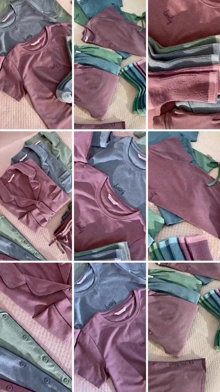 New colours have entered the PJ lineup ☁️💕 Your favourite everyday styles are…