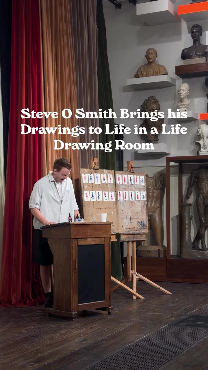 A privilege to sit in RA’s life drawing room listening to @steve_o_smith…