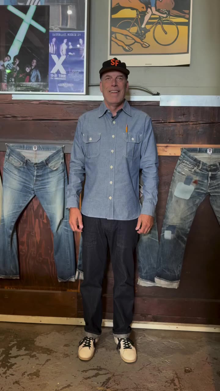 Item of the Week: Clampdown chambray shirt [link in bio] —20% off until…