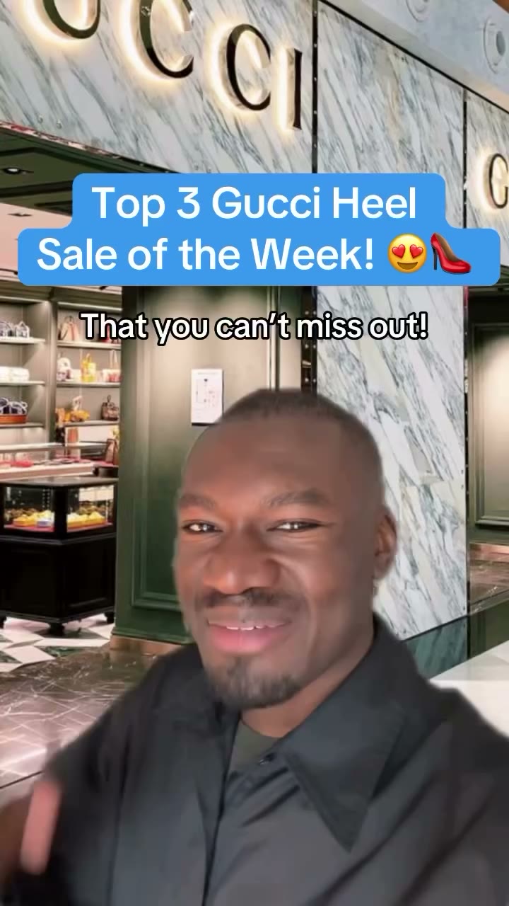 Top 3 Gucci Designer Heel Sale of the Week.