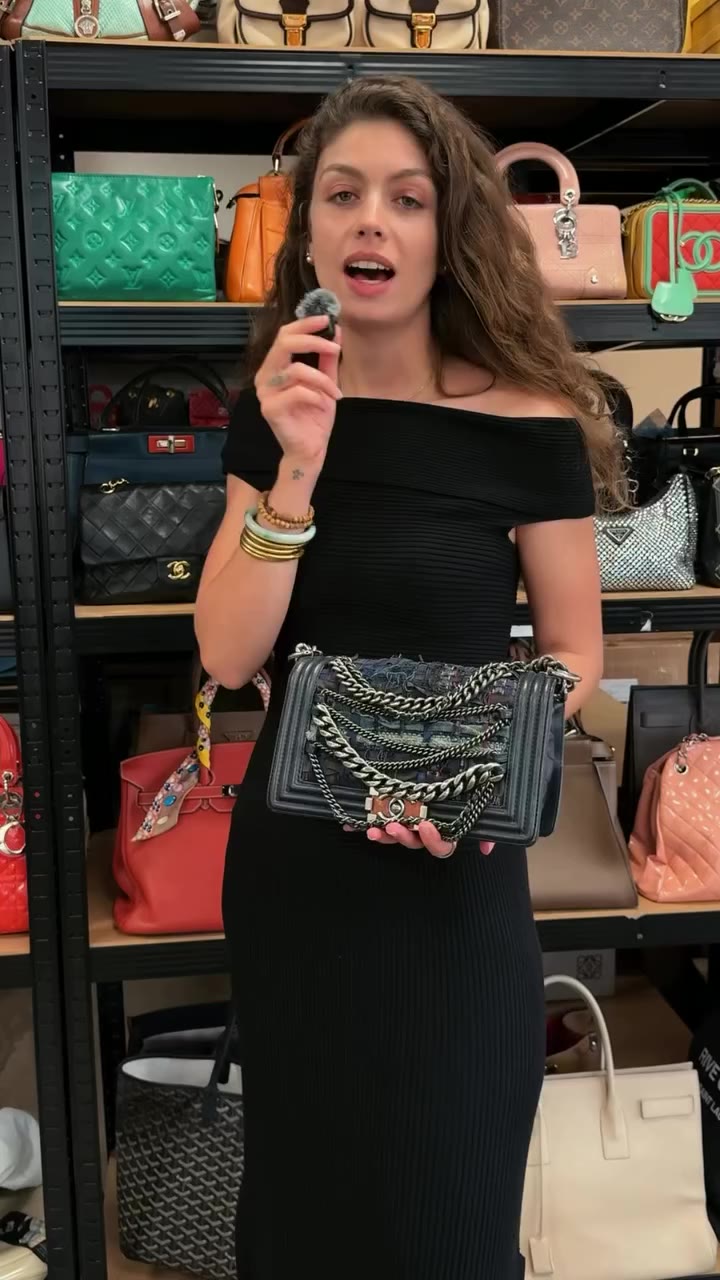 A little more edge. A lot of Chanel. The Chanel Boy Bag was launched by Karl…