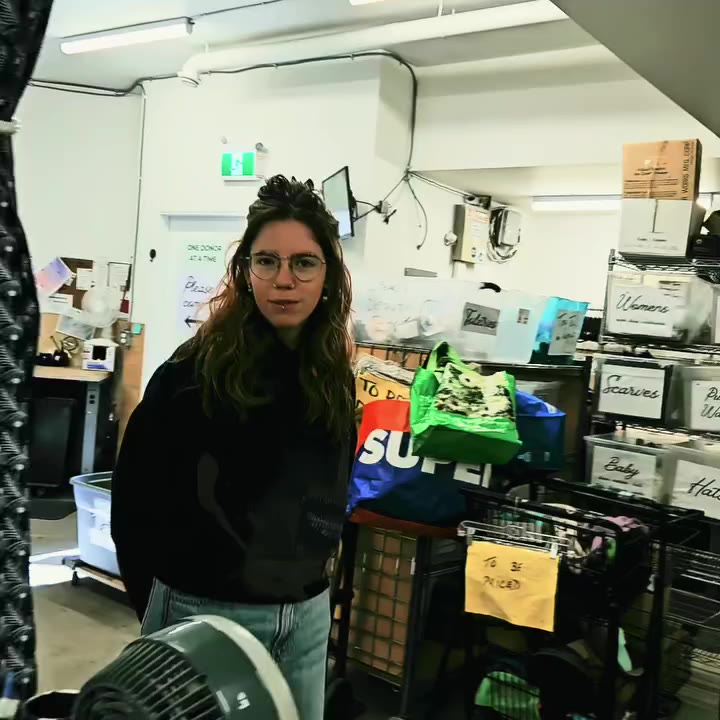 Vita has something to tell you.... 😍 #halfprice #squamish #support #thrifting…