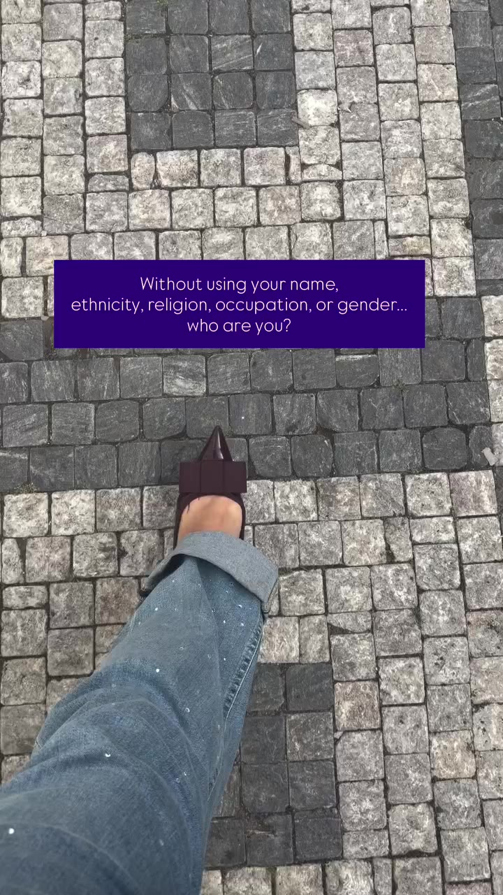 Try to really think about it. Who are YOU? Without using your name, ethnicity…