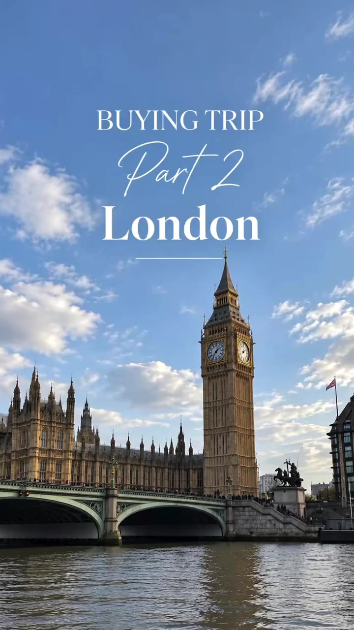 Spring/Summer 2027 Buying Trip Part2✈️ London A little behind the scenes from…