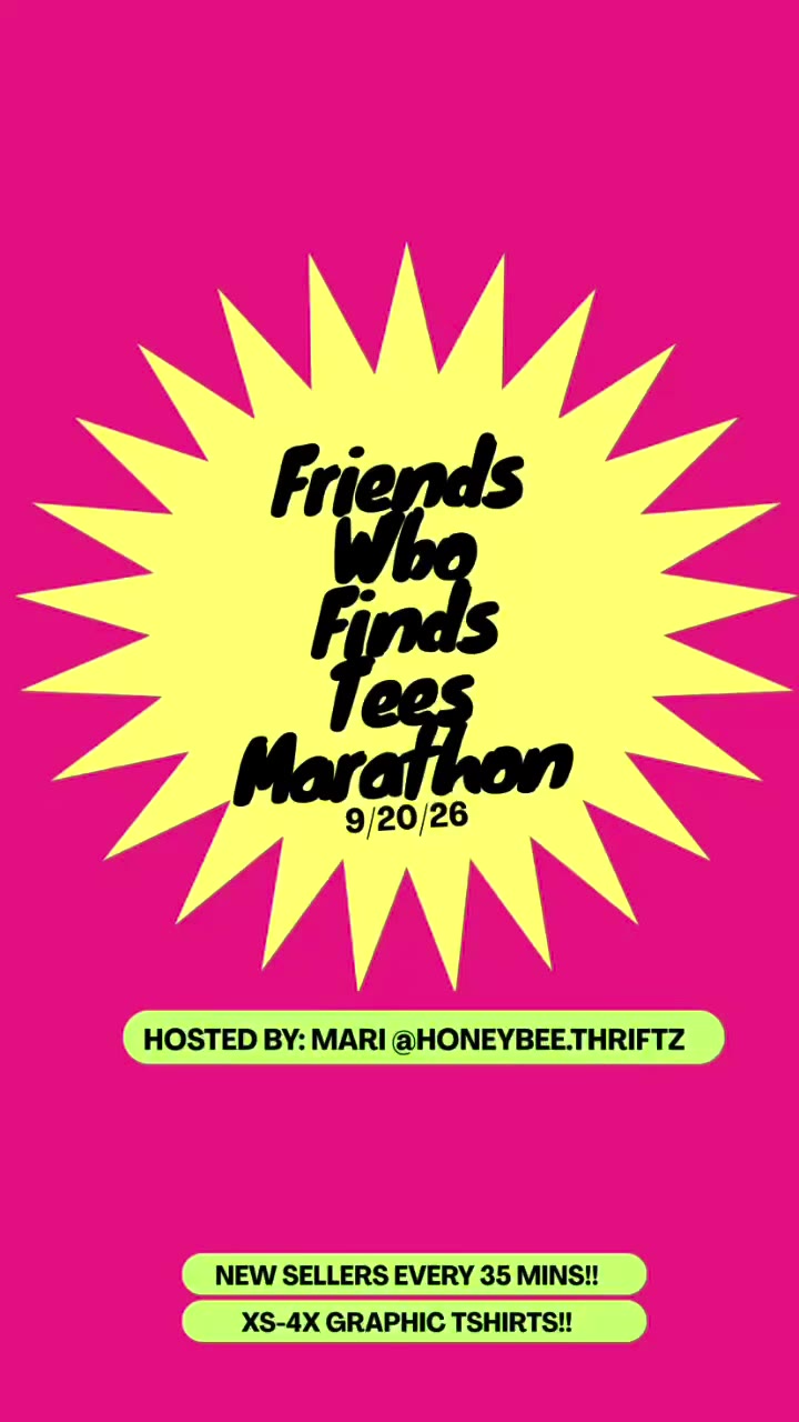 New pieces coming to the Friends who find Tees marathon Sunday Sept 20 hosted…