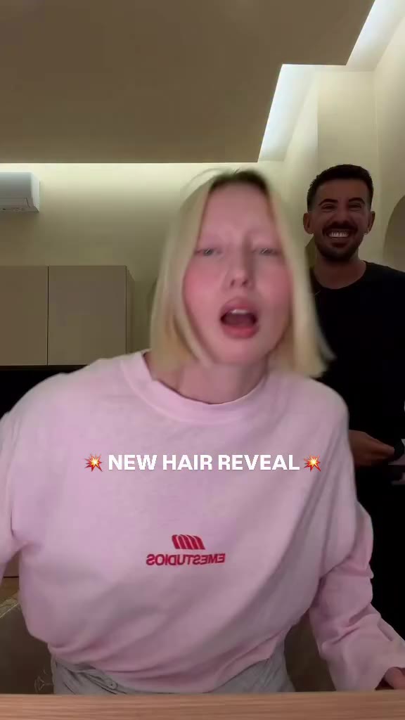 understood the assignment 👼🏼 #hairreveal #hairtransformation #parisianstyle…