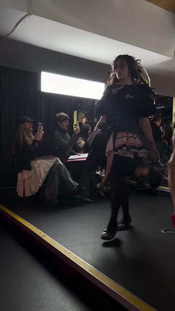 chopova lowena ss27 finale - the show was in a bowling alley, the music was…