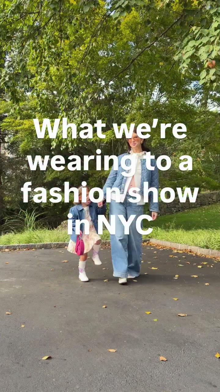 All dressed up for the @janieandjack x @louiseroe fashion show today 🥰🙌🏻🤍…