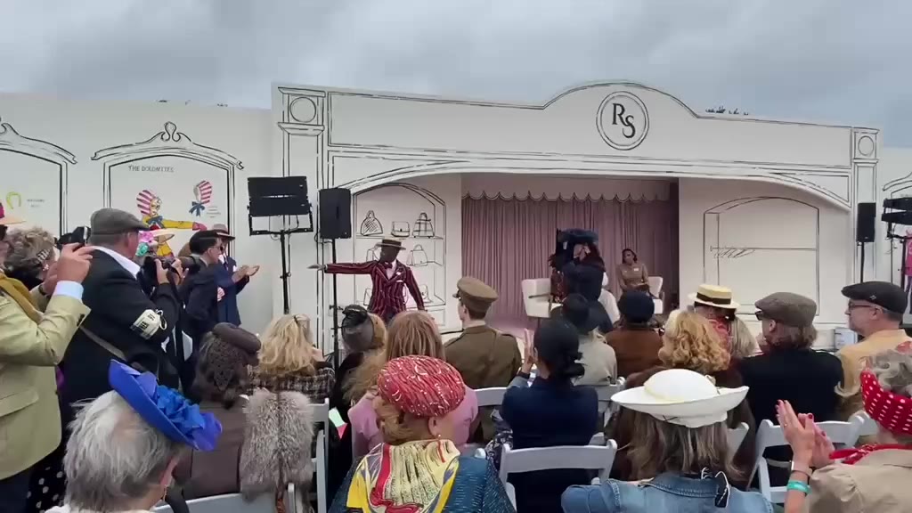 When Dandy Wellington invites you up on stage to take part in the Best Dressed…