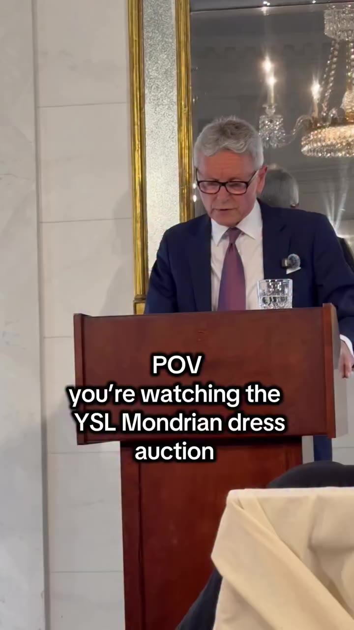 Another record broken: the YSL Mondrian dress from AW65 Haute Couture sold for…