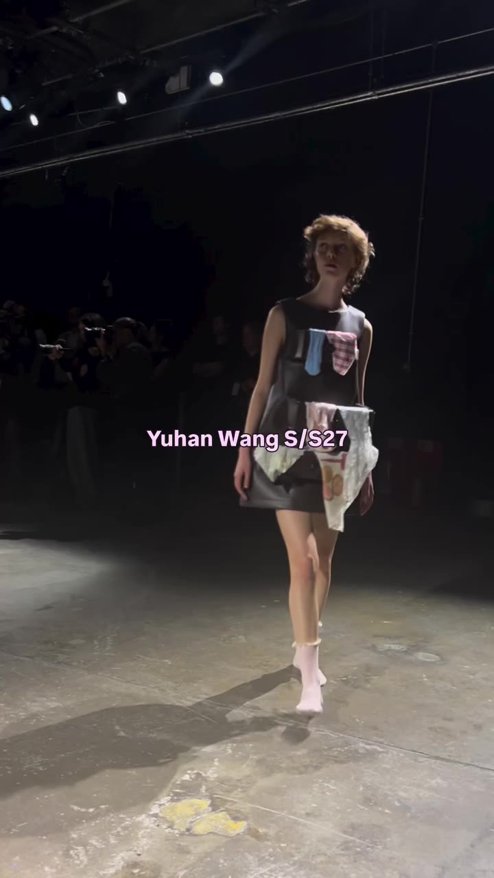 Yuhan Wang’s new collection, Sweet Nightmare, used motifs of the bedroom to…