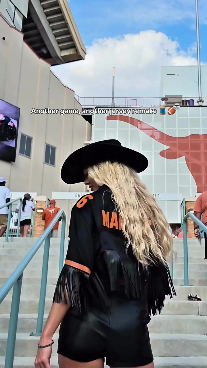 jerseys with fringe > inspo: @its.sew.tyler #texaslonghornsfootball…