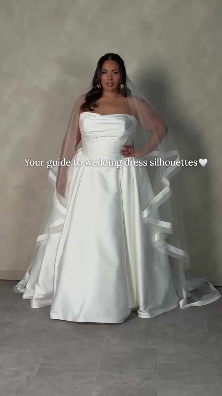 Ready to find your fit? Read the full wedding dress silhouettes guide on the…
