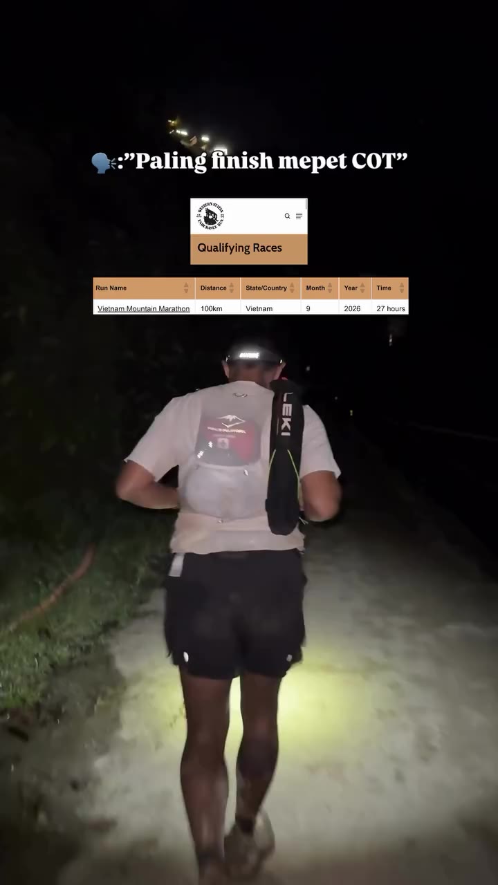 WSER QUALIFIED! My first international ultra. A completely different vibe. A…