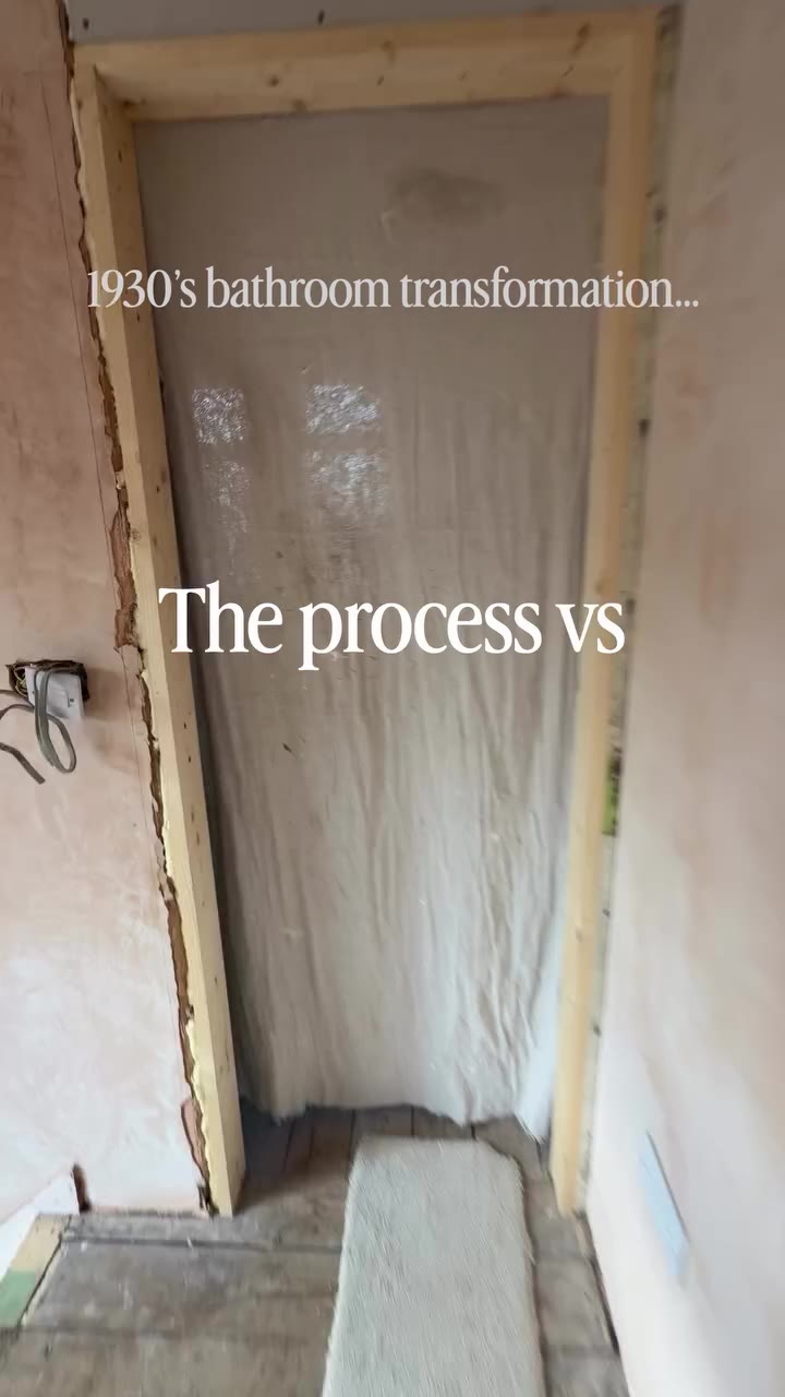 Sunday morning Reno update…. It’s been nearly 18 months of living in bathroom…