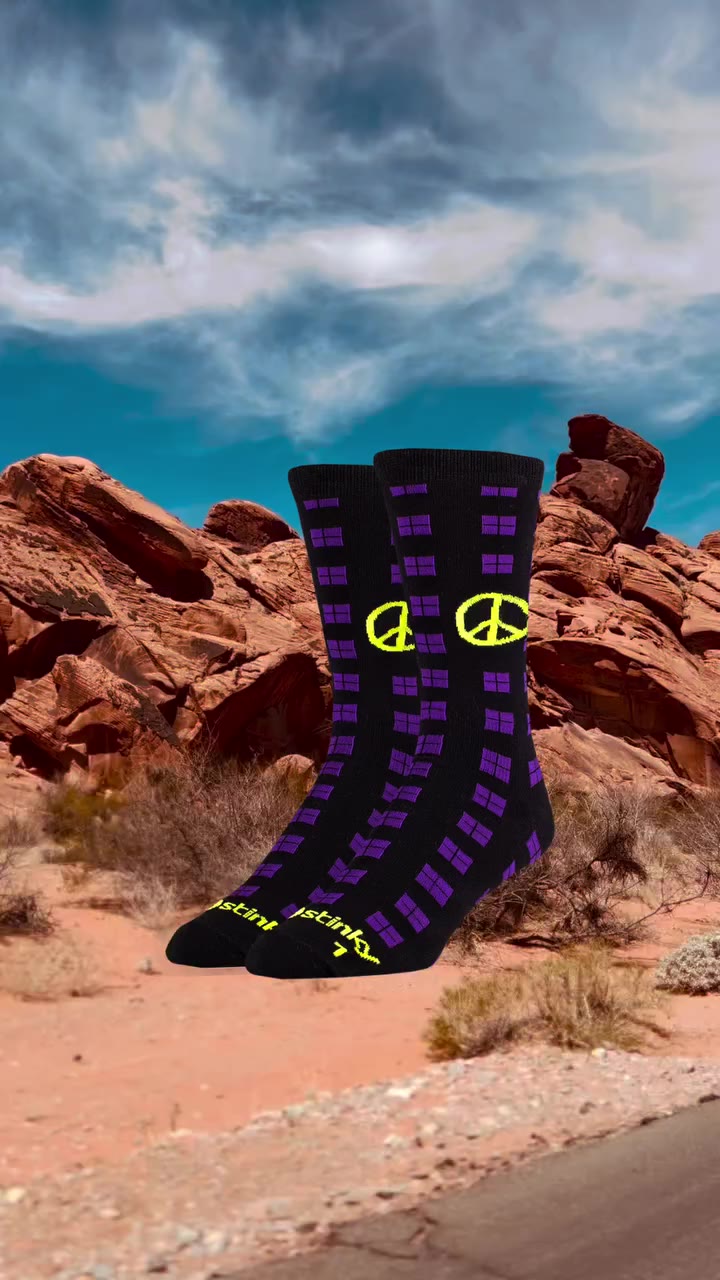 The Stinky Peace Socks are clssics that everyone should have, light cotton…
