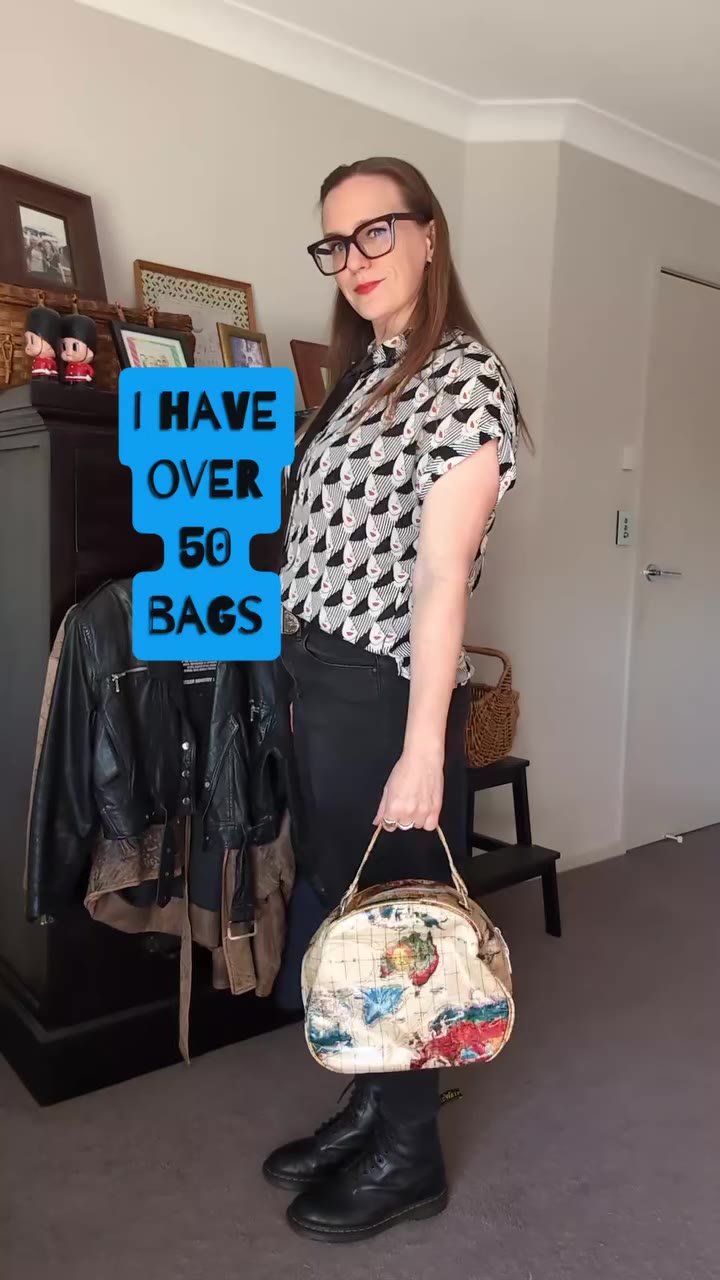 Bags are one of my absolute favourite accessories to thrift and add to my…