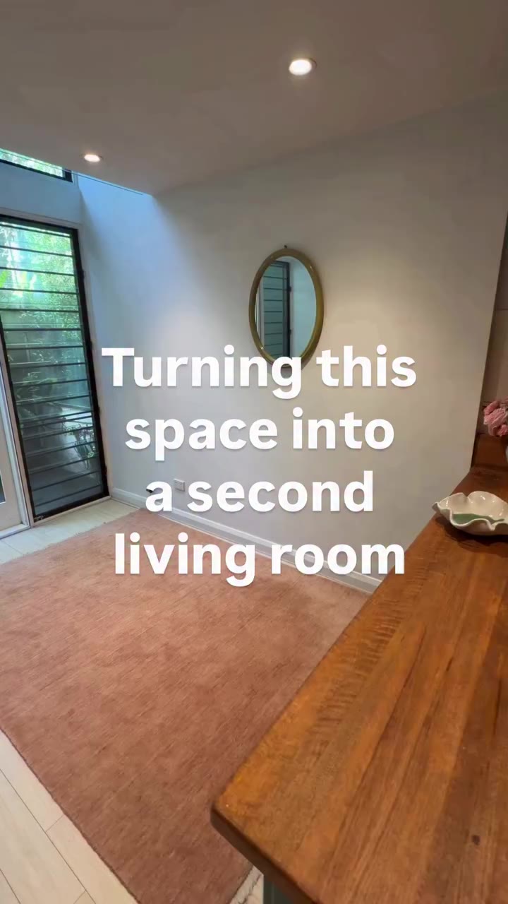 We’ve never really known quite what to do with this space that backs off of…