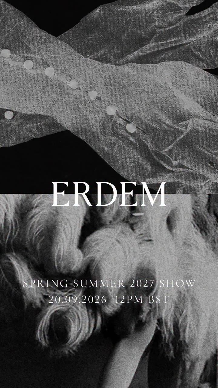 @erdem Spring Summer 2027 Show Watch the livestream today at 12pm BST on…