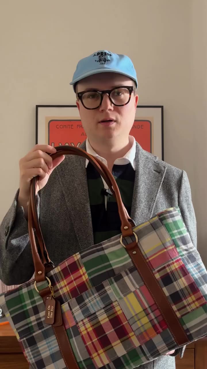 The Madras Patchwork Plaid Tote from @daveysusa . Founded in 1954, Davey’s is…