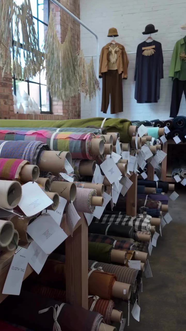 Sewing inspiration from the autumn outfits on the wall at Tower St. The…
