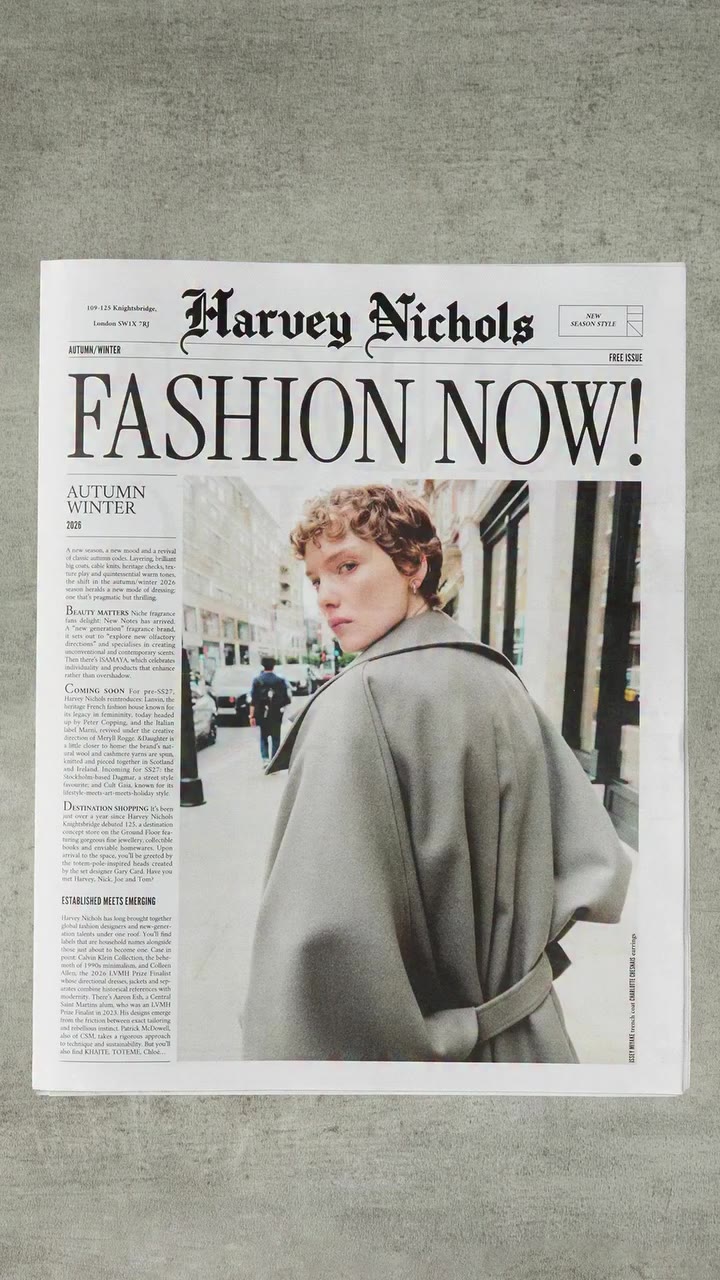 The inaugural issue of the Harvey Nichols Newspaper is out now, pick up your…