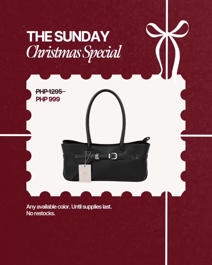 A little Sunday surprise for you 🎀✨ Our Sunday Bag Christmas Special is here…