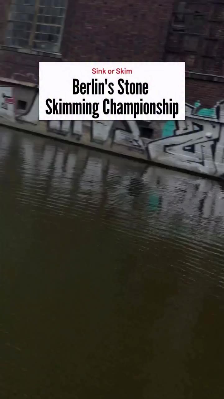🪨 The Berlin International Stone Skimming Masters took place last week…