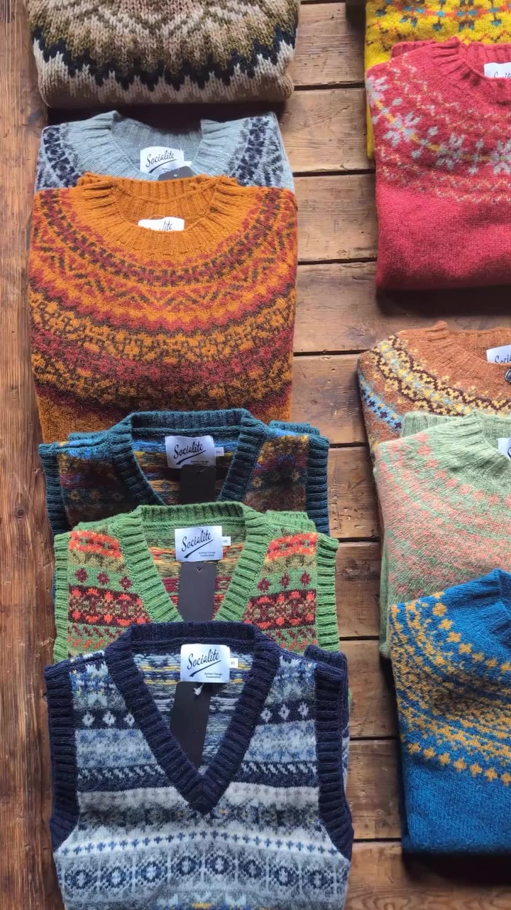 Autumn has arrived in the showroom and our Fair Isle knits are ready for the…