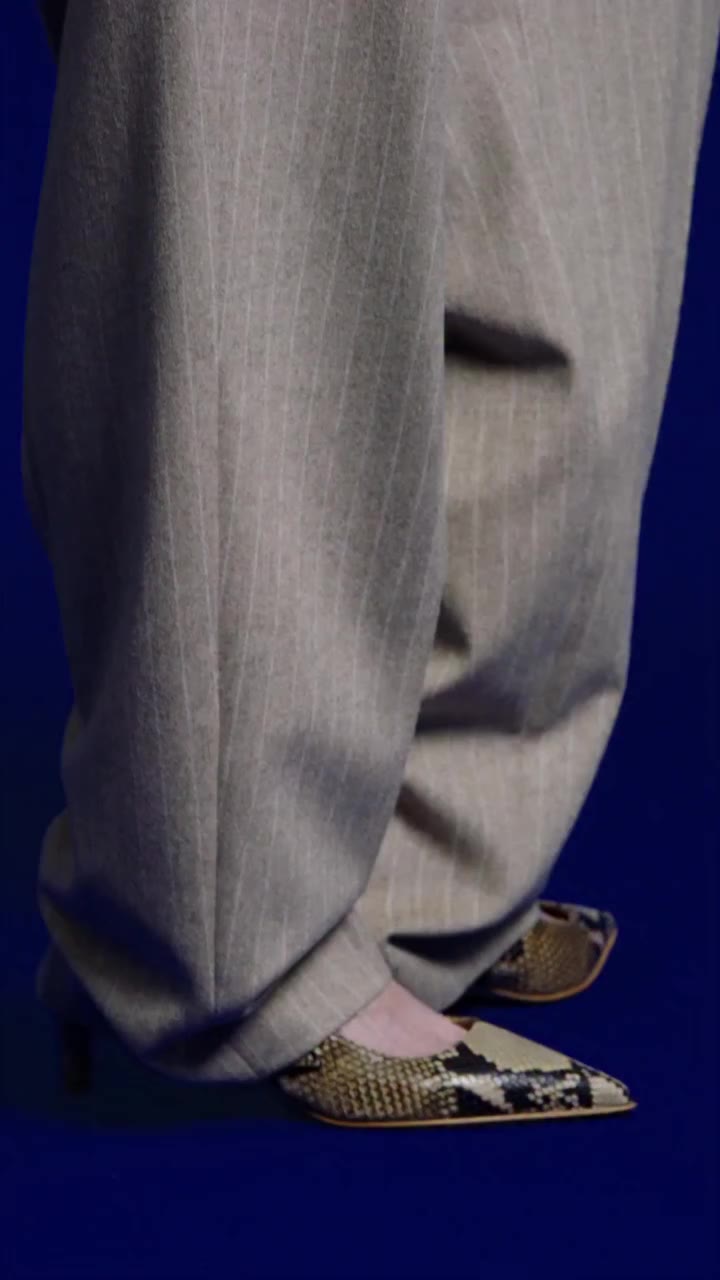 Classic tailoring is infused with material drama. Creative Direction…