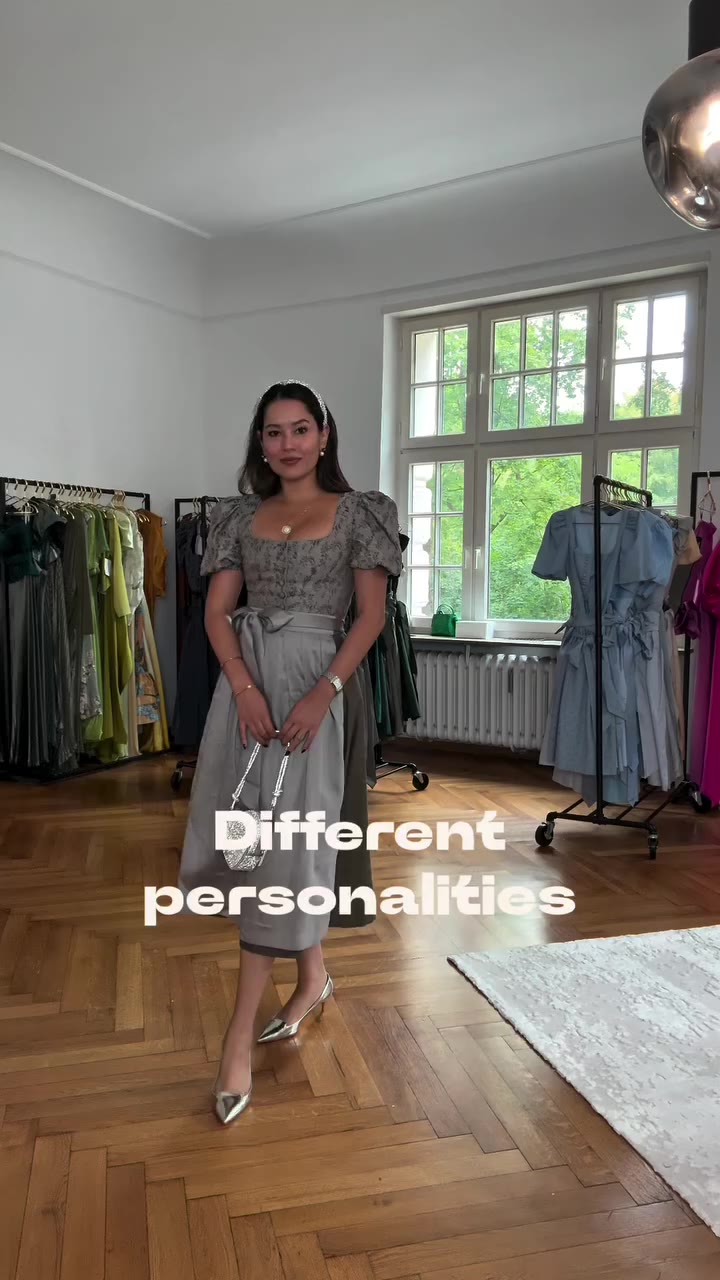Classic, cool, a little extra… the Frieda Dirndl by Alpenherz, styled…