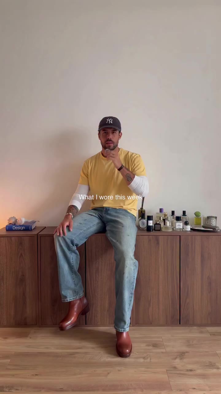 Here’s what I wore this week Outfit 1: Tee @california.arts Jeans…